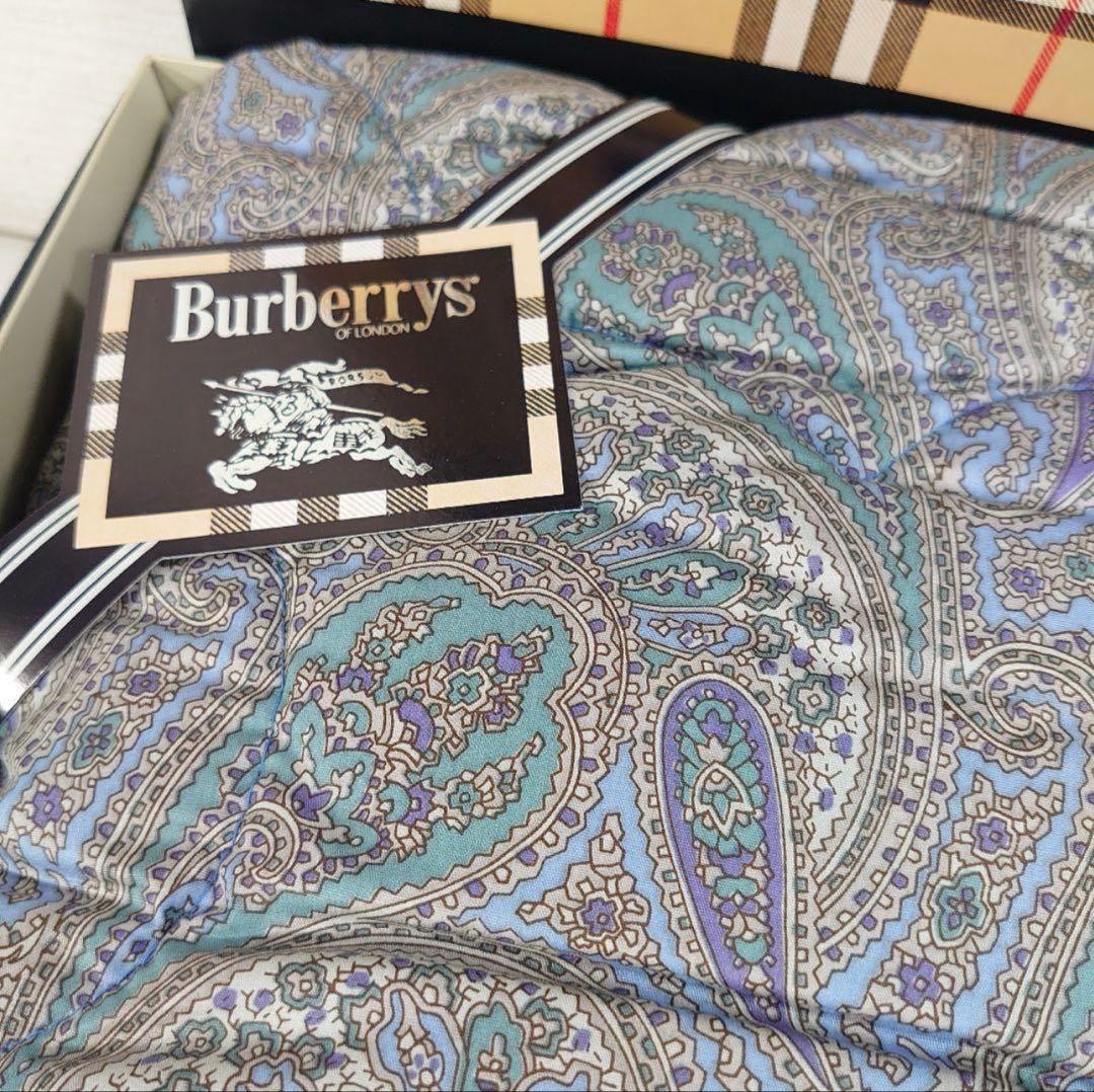 Burberrys ウール混掛け布団 ペイズリー柄 150×200cm