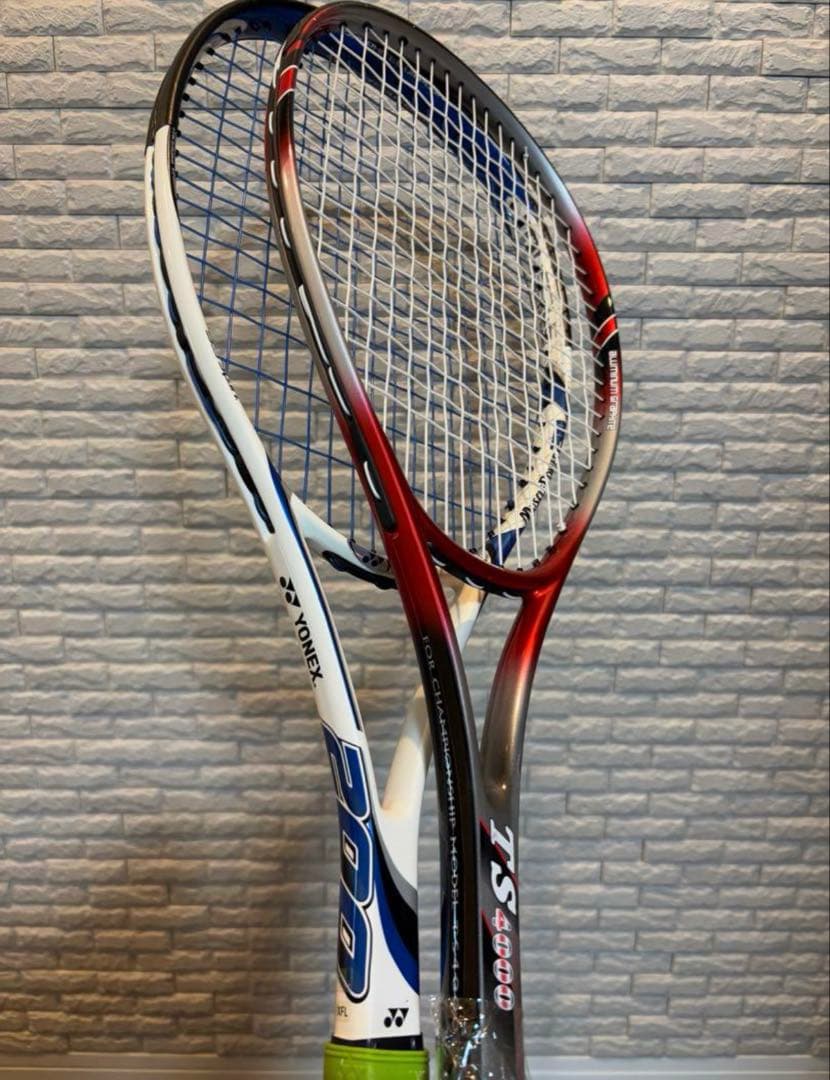 袋付き　MIZUNO YONEX 他　軟式テニスラケット 4本セット