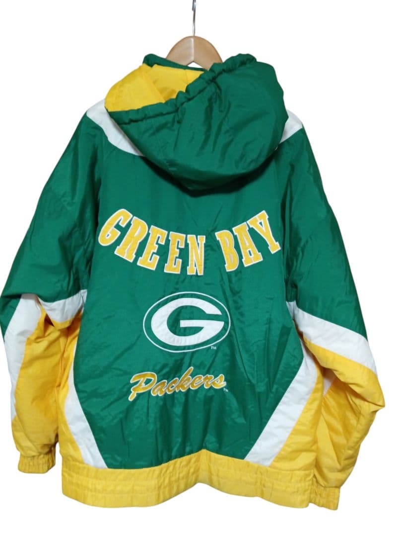 LeeSPORT NFL グリーンパッカーズ　ナイロンプルオーバージャケット