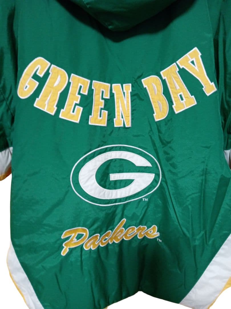 LeeSPORT NFL グリーンパッカーズ　ナイロンプルオーバージャケット