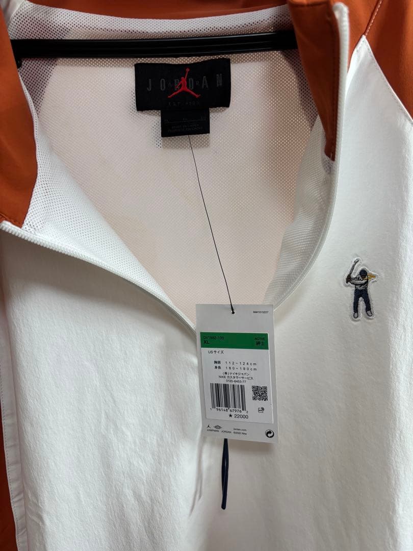 イーストサイドゴルフ×ジョーダン ジャケットNIKE USサイズXL 汚れ有