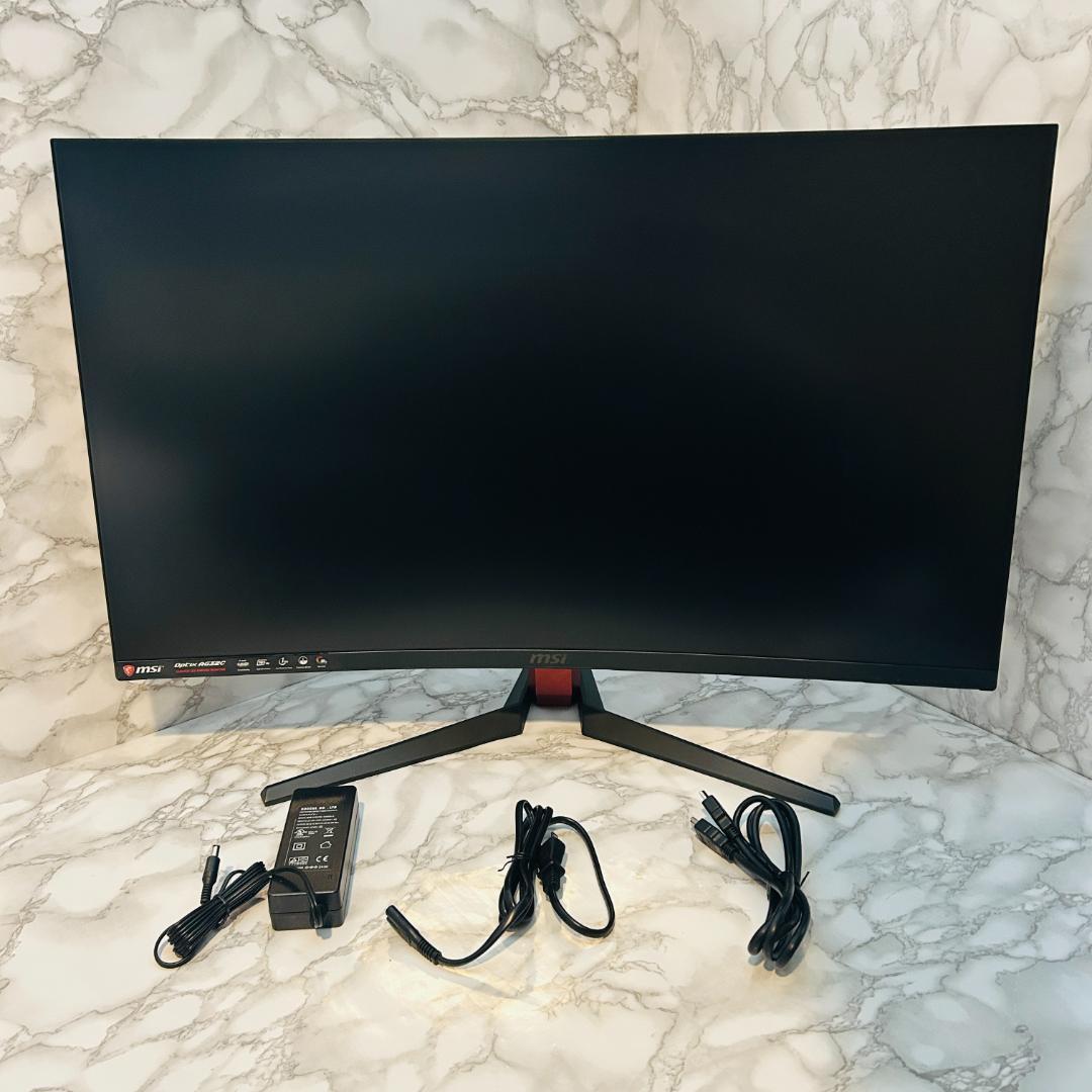 MSI Optix AG32C 湾曲 31.5インチ ゲーミングモニター