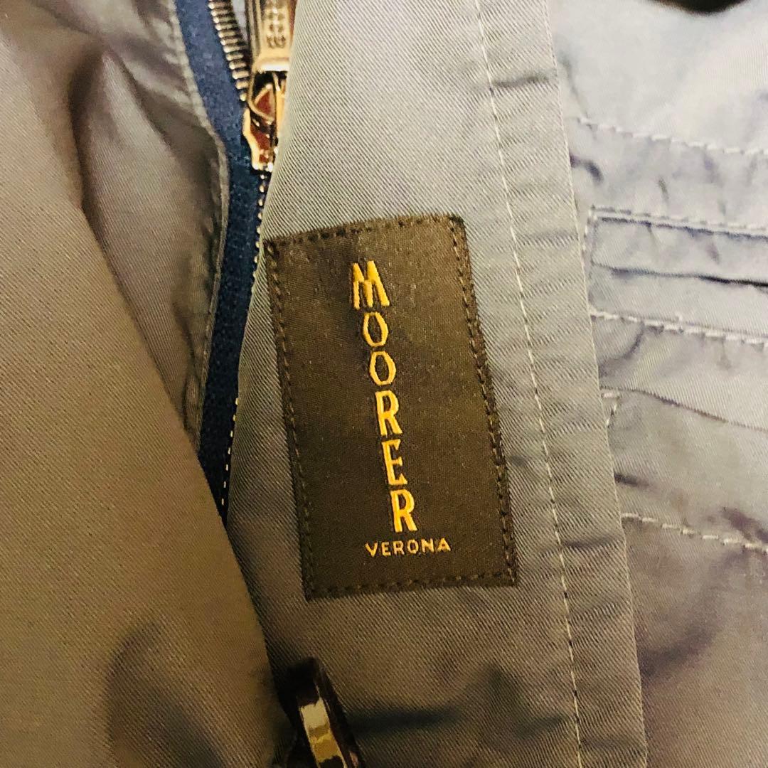 MOORER ムーレー ナイロンジャケット 52サイズ ZED-KM グレー