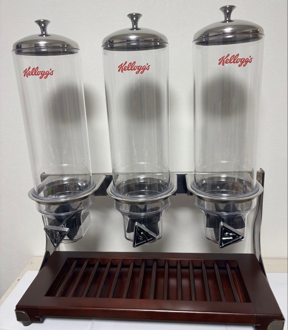 【希少】Kellogg's シリアルディスペンサー 3連 SUNNEX