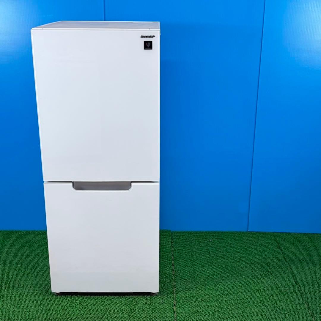 742 SHARP 鏡面デザイン　ガラストップ　冷蔵庫　小型　一人暮らし　極美品