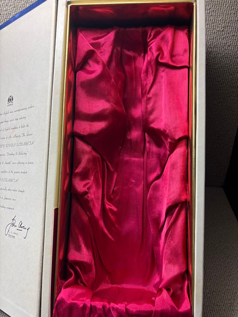 クイーンエリザベス　スコッチウイスキー　未開封　750ml 終売　箱おまけ