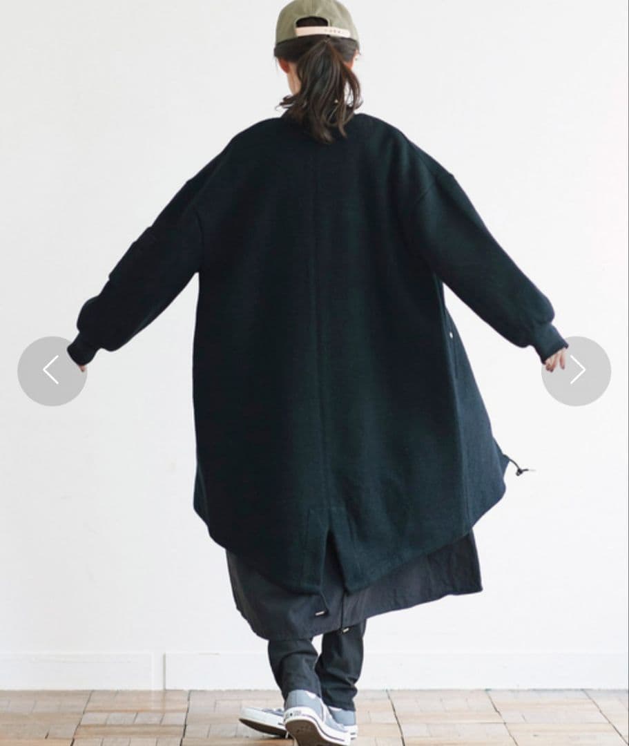 フェリシモ Sunny clouds サニークラウズ フライトモッズコート MP