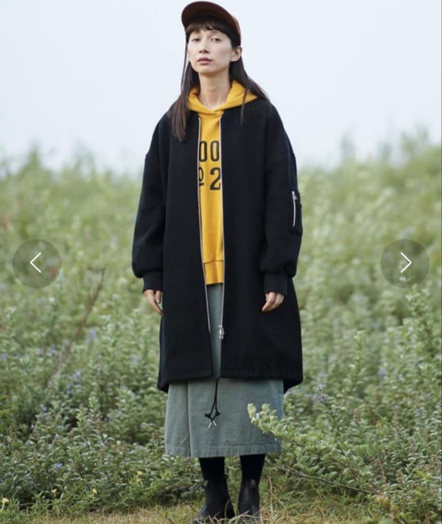 フェリシモ Sunny clouds サニークラウズ フライトモッズコート MP