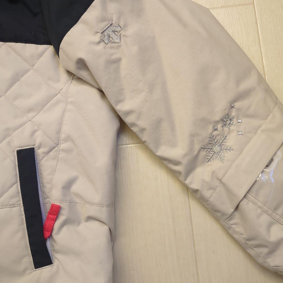 デサント　 スキーウェア スキースーツ 上下セット ガールズ 　130