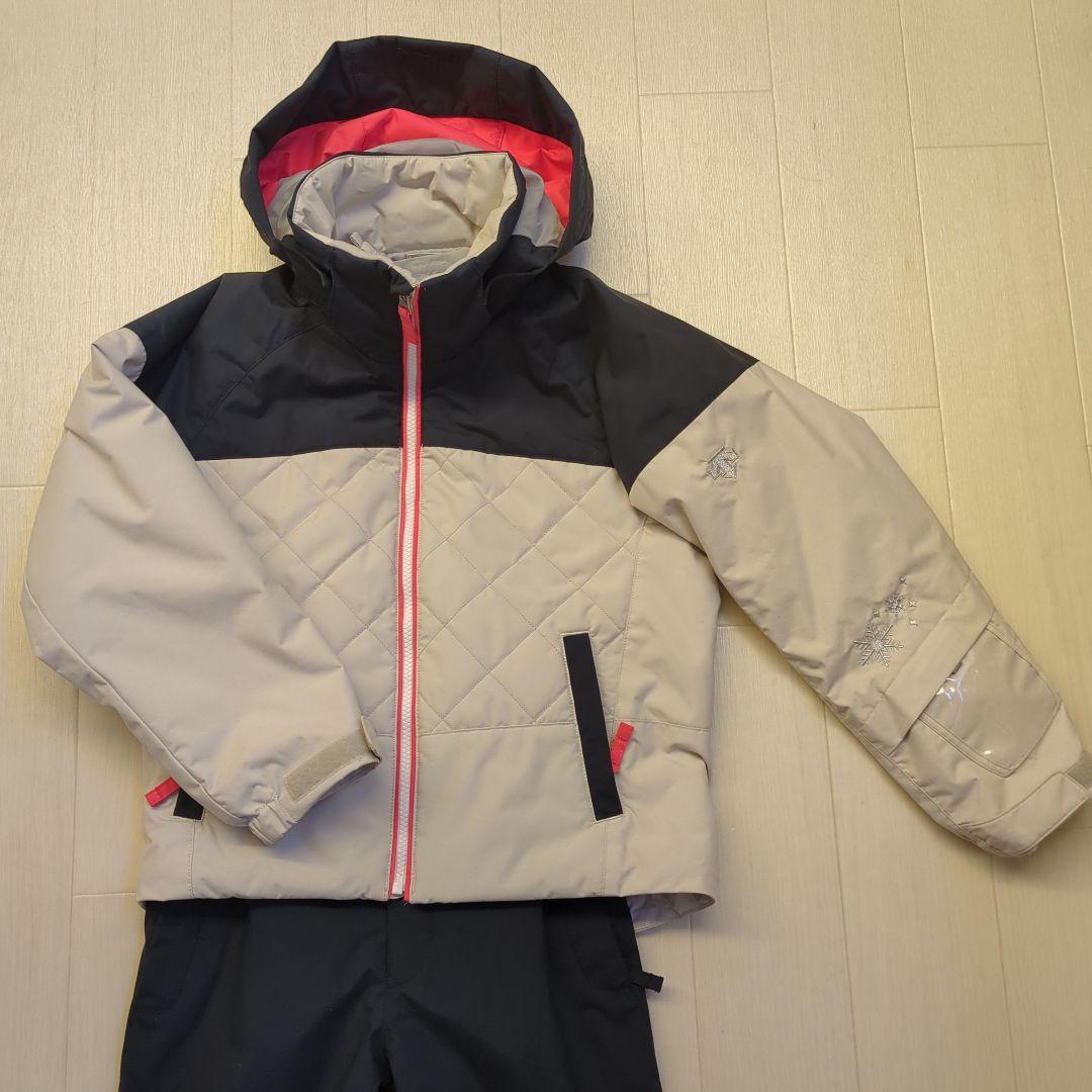 デサント　 スキーウェア スキースーツ 上下セット ガールズ 　130