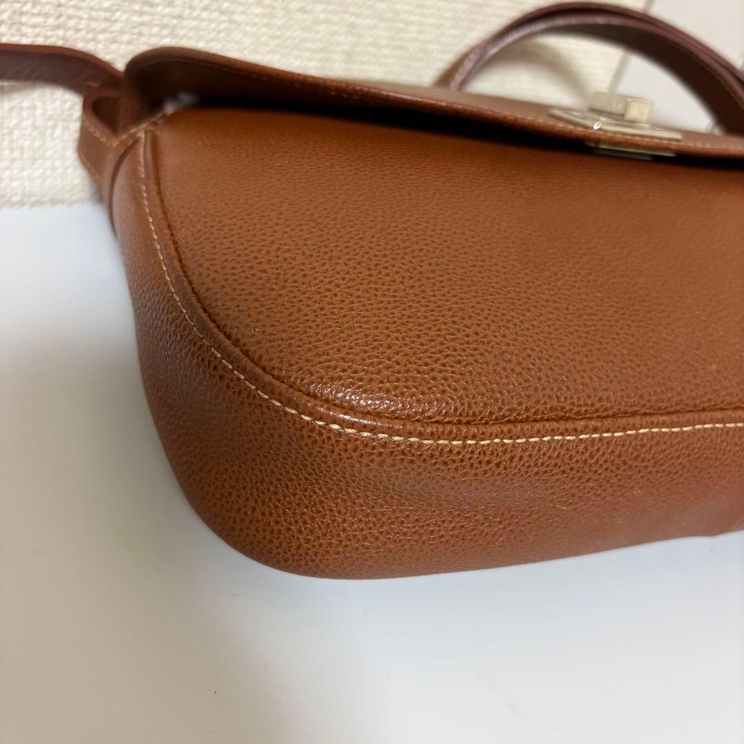 ☆美品☆ロンシャン　ショルダーバッグ　タンロック　ヴィンテージ　完売品