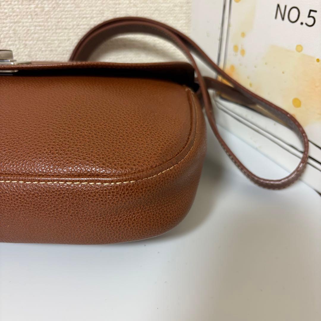 ☆美品☆ロンシャン　ショルダーバッグ　タンロック　ヴィンテージ　完売品
