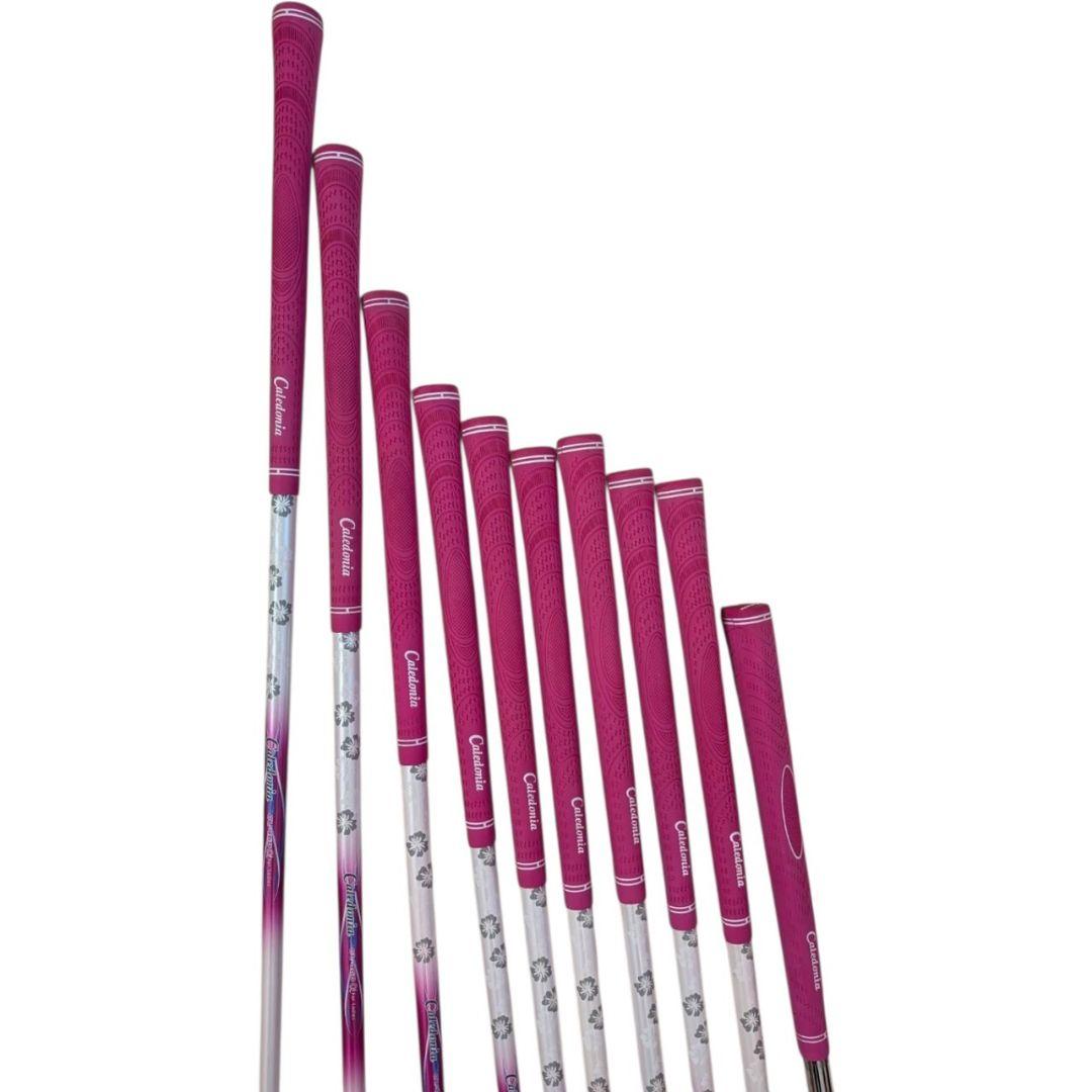 美品 カレドニア レディースゴルフフルセット CL-460α バッグ付き 10本