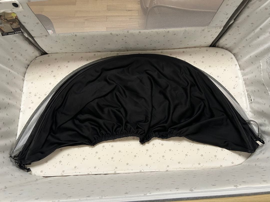 【美品】HZDMJベビーベッド 添い寝 折り畳み式 キャスター