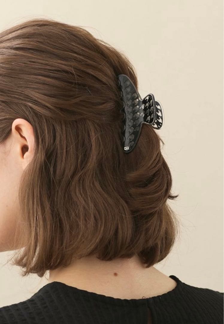 アレクサンドル ドゥ パリ クリップ クリア×ブラック