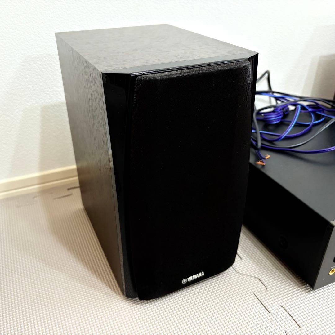 【ミニコンポ＋スピーカー２台】YAMAHA CRX-N470 CDレシーバー