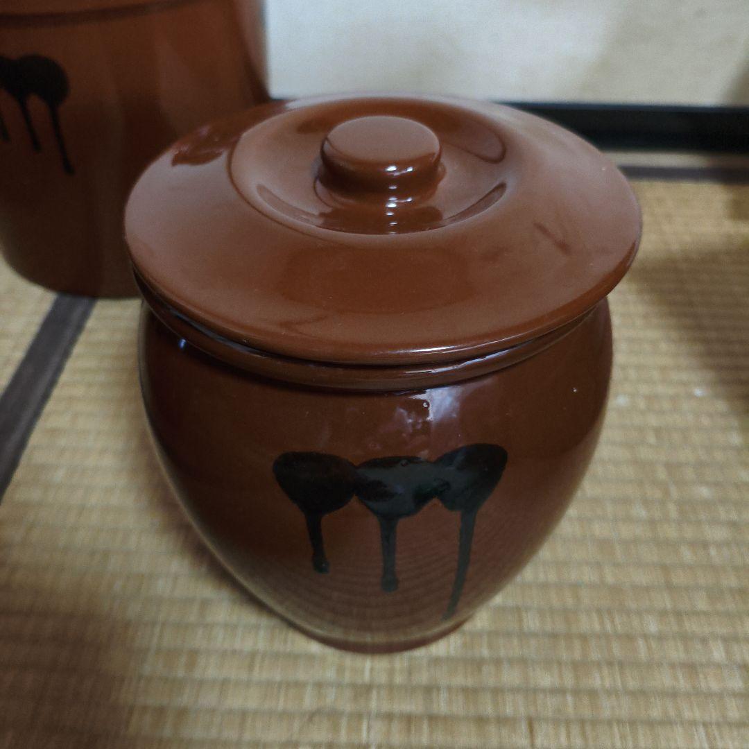 常滑焼 久松窯 甕 壺蓋付　2号、3号、4号、5号、8号 セット販売