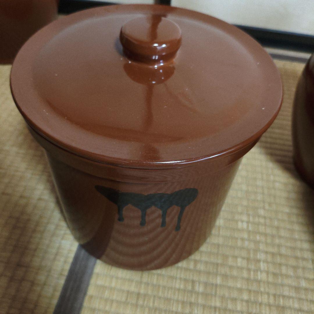 常滑焼 久松窯 甕 壺蓋付　2号、3号、4号、5号、8号 セット販売