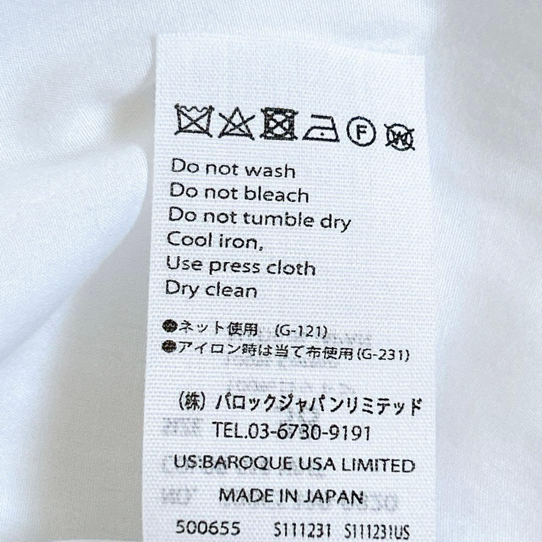 【ENFOLD】エンフォルド　長袖シャツ　ロング　比翼　変形