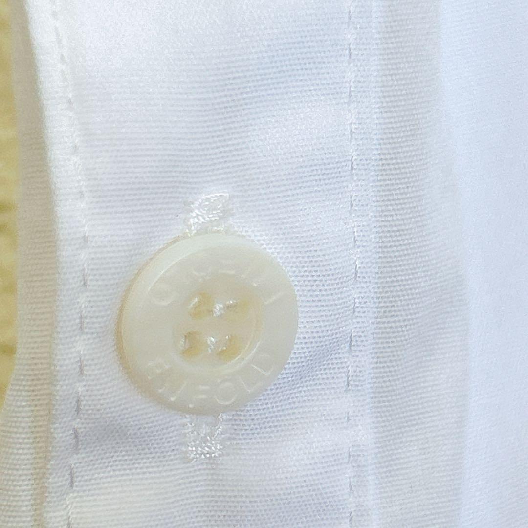 【ENFOLD】エンフォルド　長袖シャツ　ロング　比翼　変形