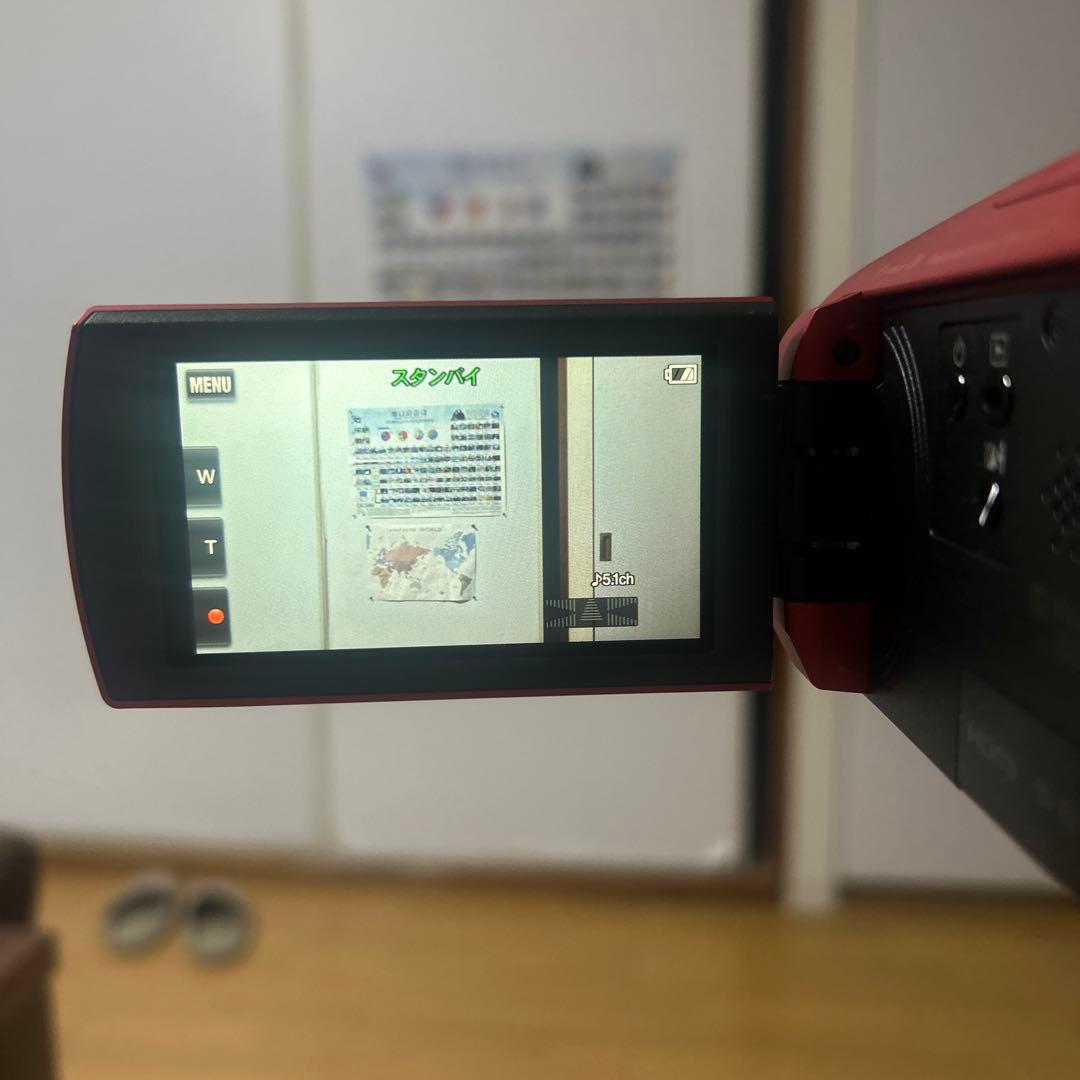 SONY HDR-CX680 レッド ハンディカム バッテリー2個付き
