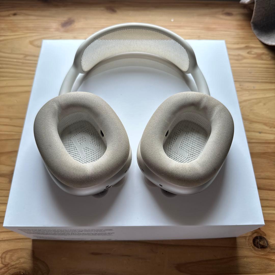 Apple AirPods Max スターライト【保証書、カバー付き】