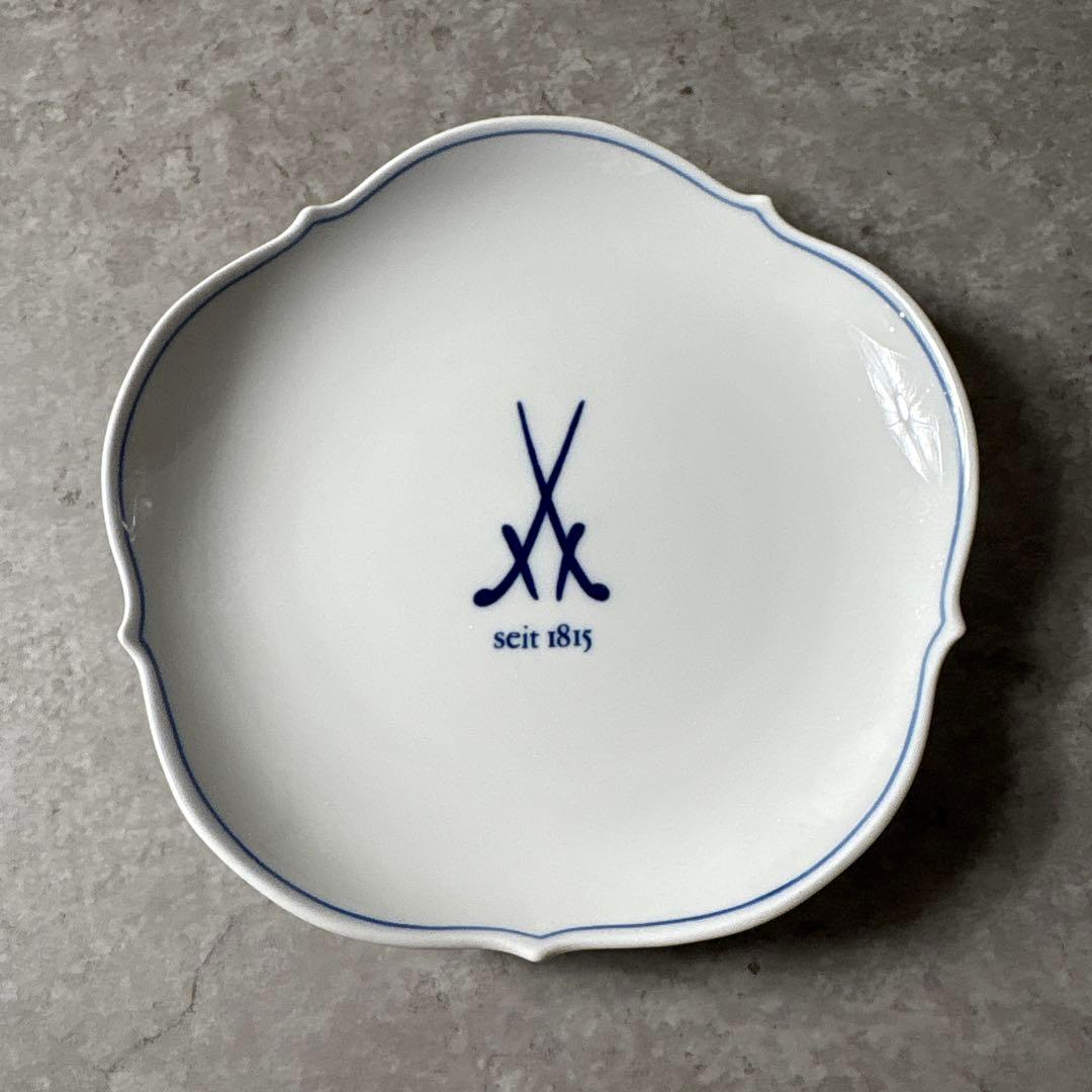 マイセン　花弁型プレート　皿　６枚セット　美品