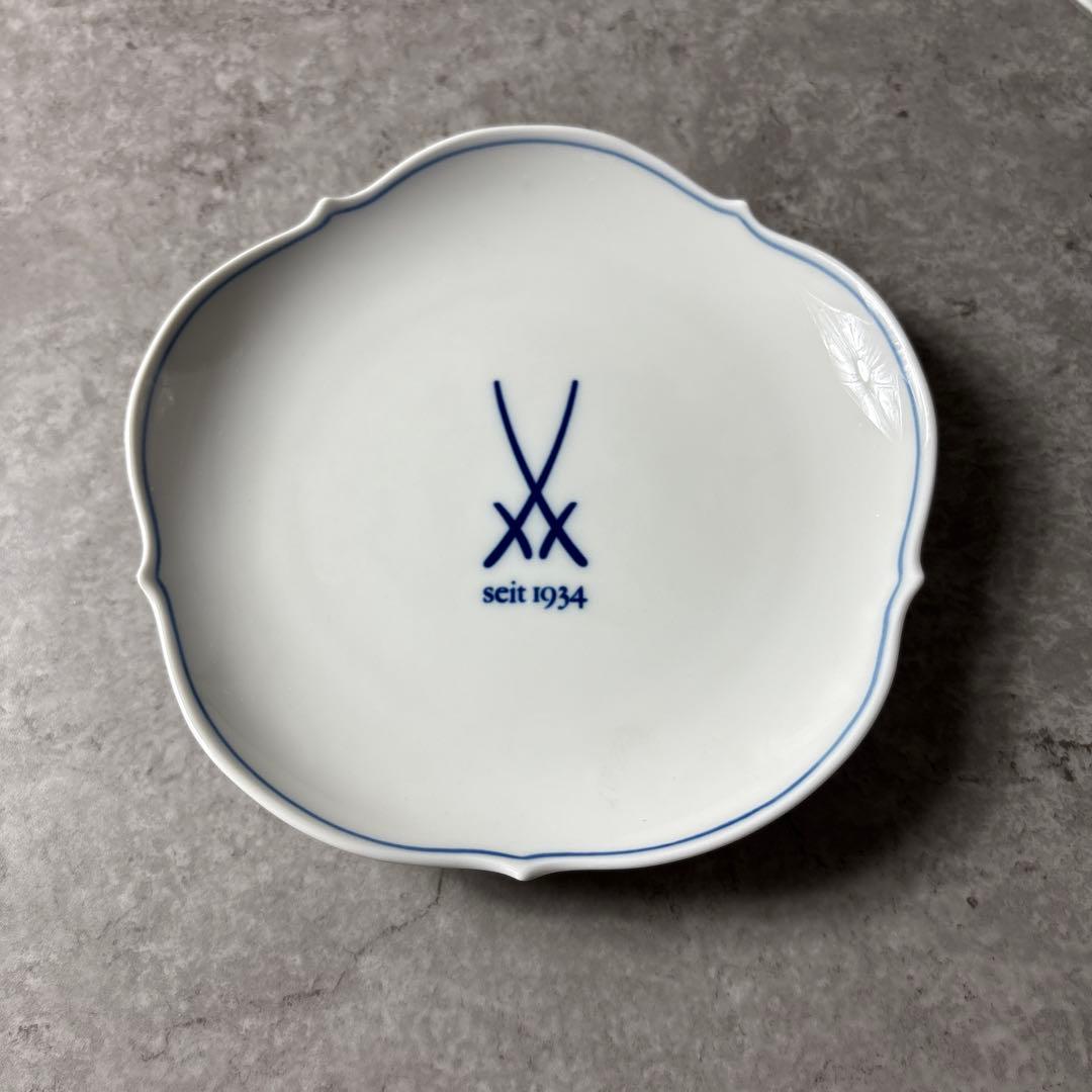 マイセン　花弁型プレート　皿　６枚セット　美品