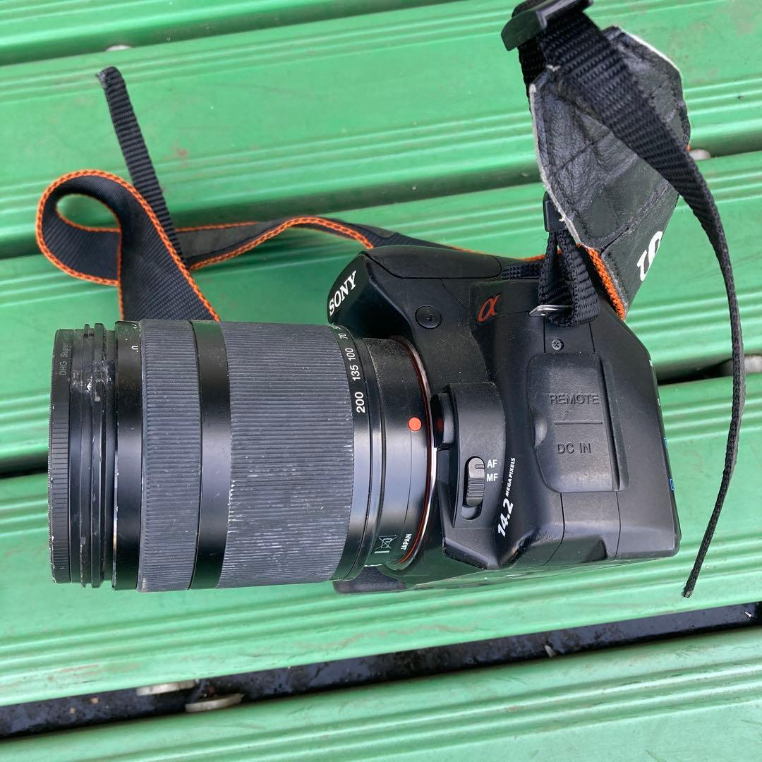 SONY α350 デジタル一眼レフカメラ液晶割れ内部パーツ取り用