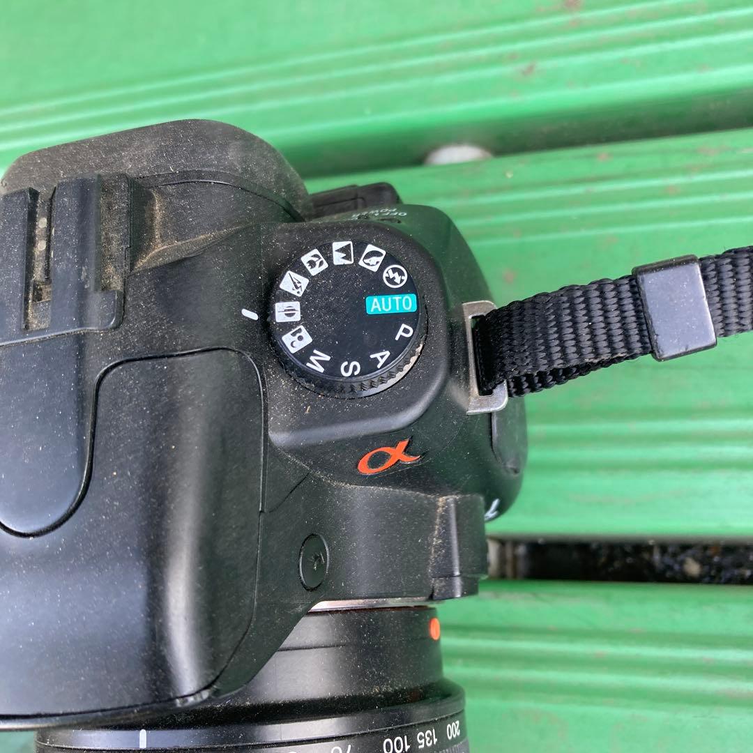 SONY α350 デジタル一眼レフカメラ液晶割れ内部パーツ取り用