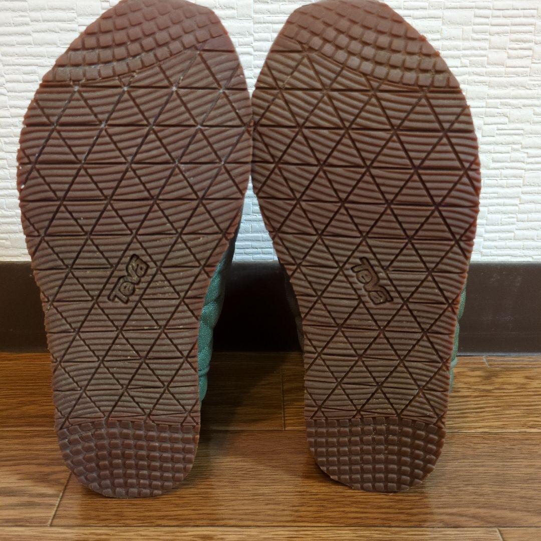 Teva キルティングショートブーツ オリーブグリーン