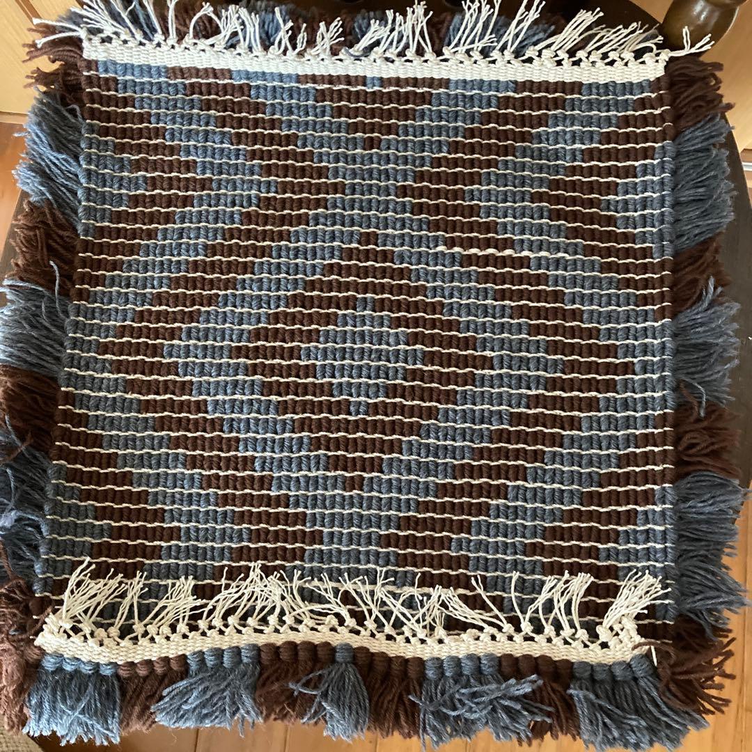 ノッティング織　椅子敷き