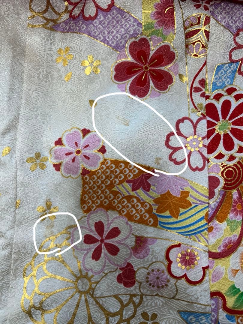 花ひめ 七五三 3歳　着物 被布 正絹 セット