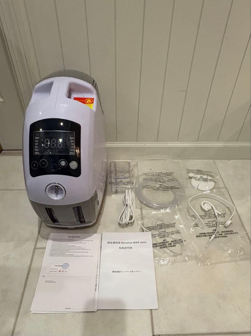 高性能酸素濃縮器Nevoton MAF mini1.5 酸素室濃度計セットS