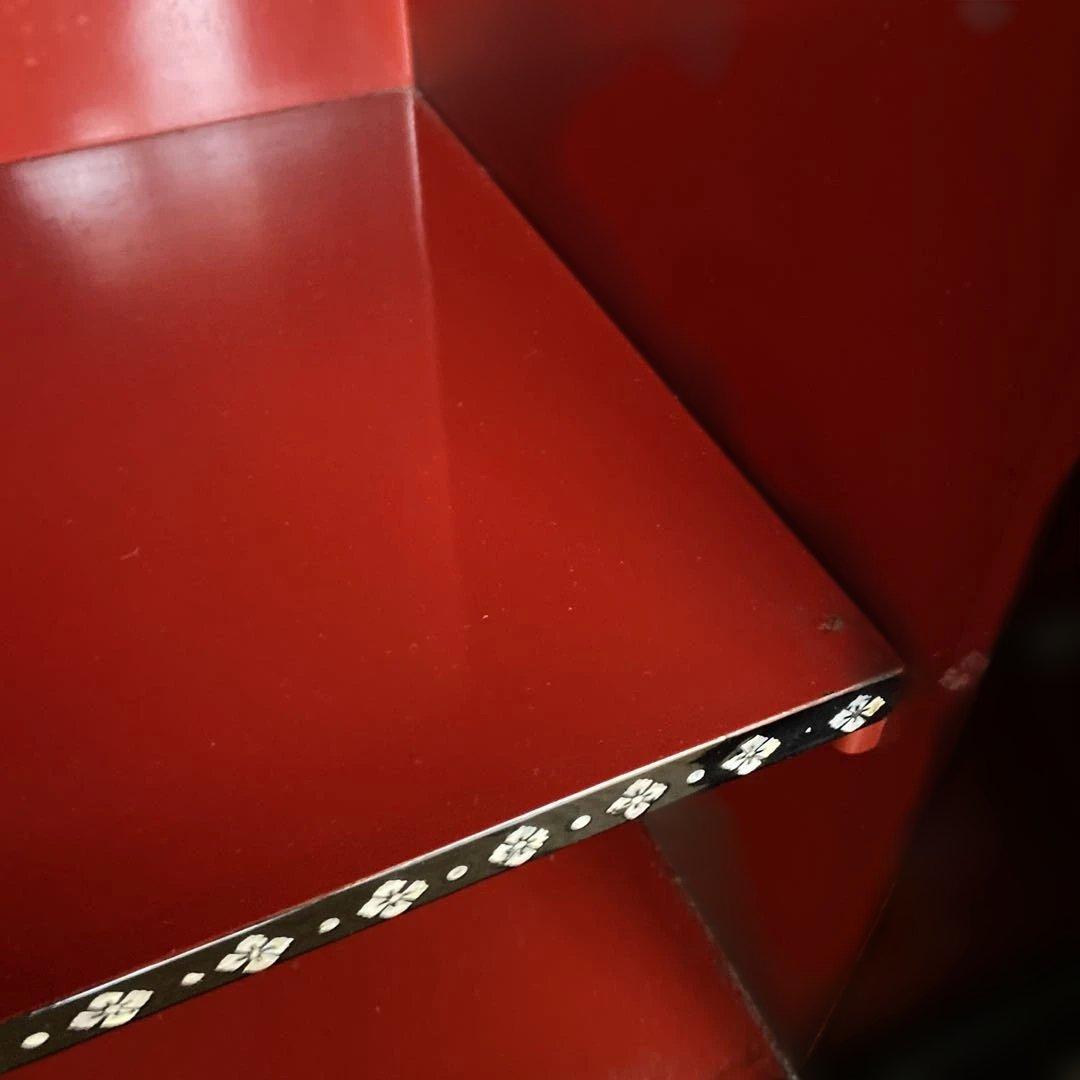 【Kancolo】韓国伝統工芸　螺鈿細工　茶箪笥　　貝細工　漆器　レトロ