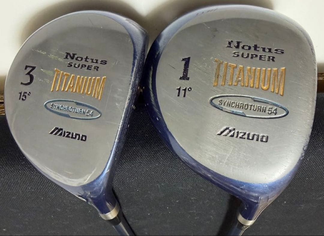【希少名器】MIZUNO Notus 1w.3w2本セットブルー/F-SR右