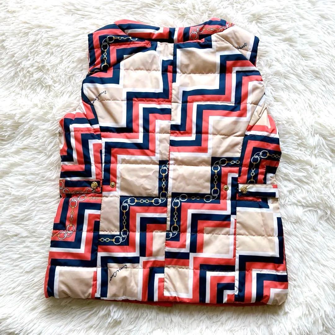 希少✨ビバハート×ドレスキャンプ コラボ ゴルフ ダウンベスト 40 金ボタン