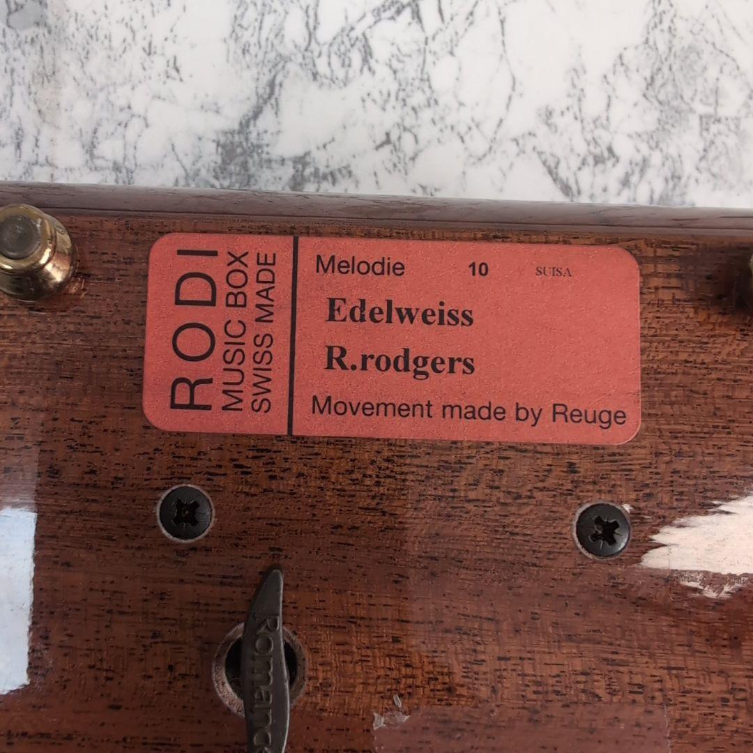 ◆Reugeリュージュ◆RODI MUSIC BOXSWISSMADEオルゴール