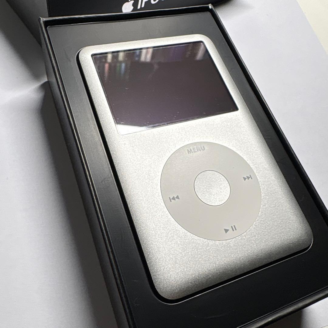 箱付き Apple iPod Classic 80GB シルバー