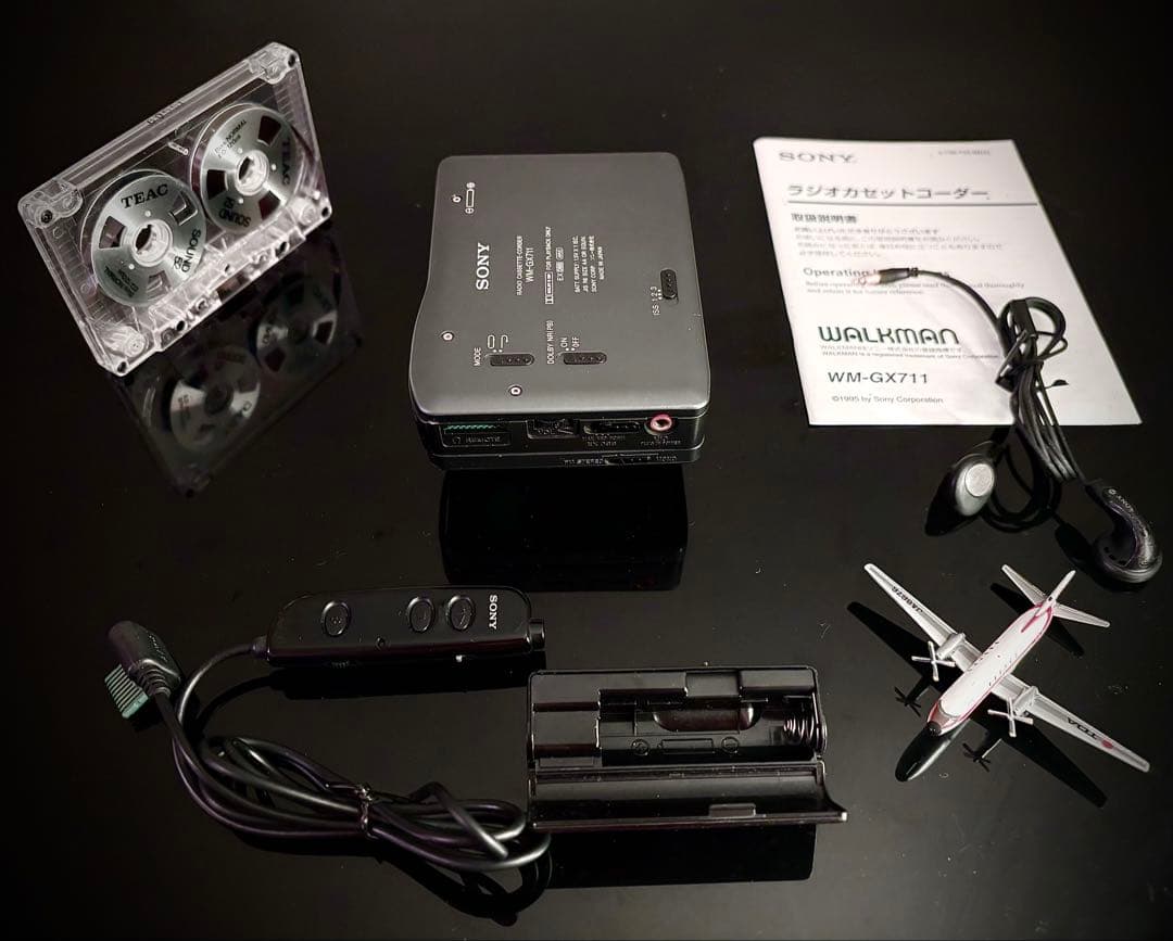 カセットウォークマンSONY WM-GX711 録音機能「整備済み、完動超美品」