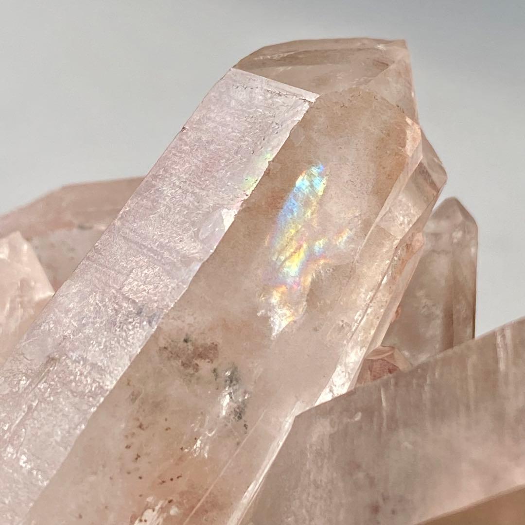 【 天然石 ピンク リチウム クォーツ クラスター 原石 ブラジル産 】