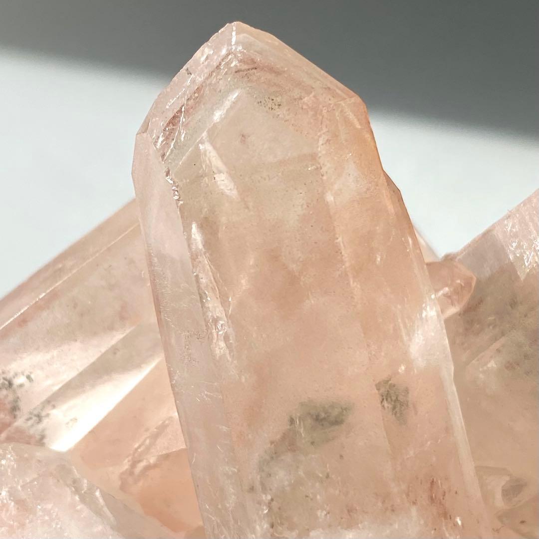 【 天然石 ピンク リチウム クォーツ クラスター 原石 ブラジル産 】