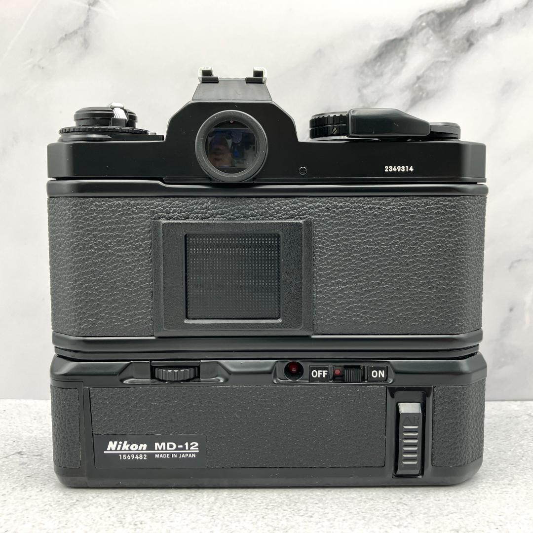 Nikon FE2 + MD-12 フィルムカメラ 動作未確認 ニコン