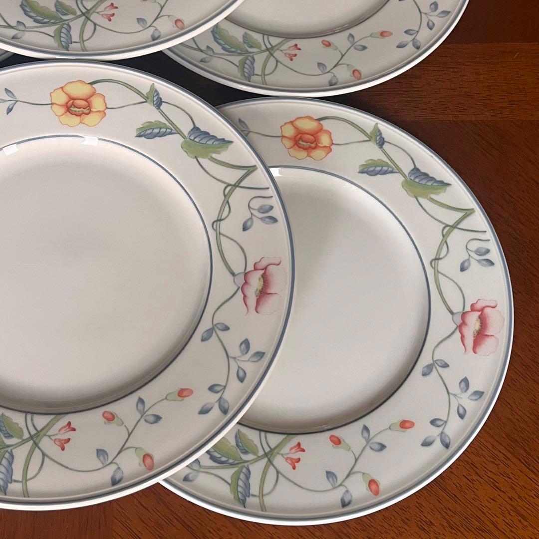 【ドイツビンテージ】ビレロイ＆ボッホ★アルベルティーナ★デザート皿　4枚