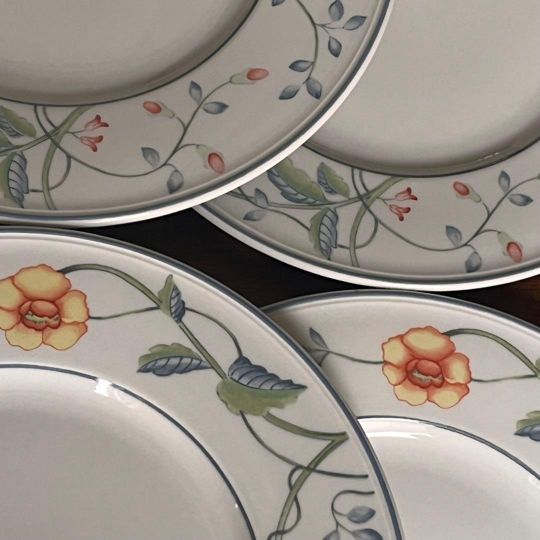 【ドイツビンテージ】ビレロイ＆ボッホ★アルベルティーナ★デザート皿　4枚