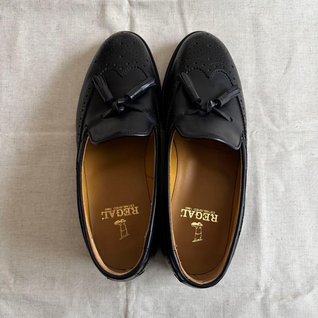 REGAL リーガル ウィングチップ タッセルローファー　JE03 革靴 23㎝
