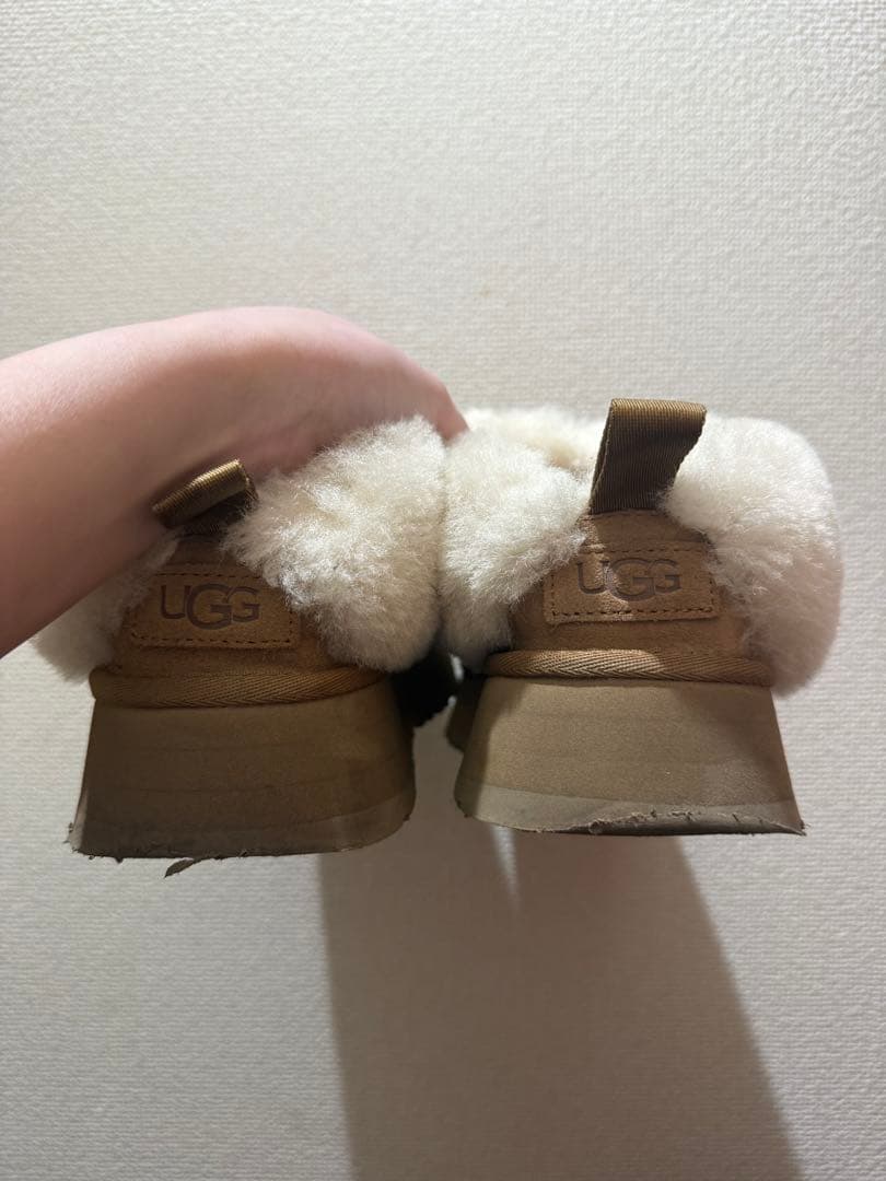 UGG ムートンブーツ ブラウン厚底W TAZZELLE 8