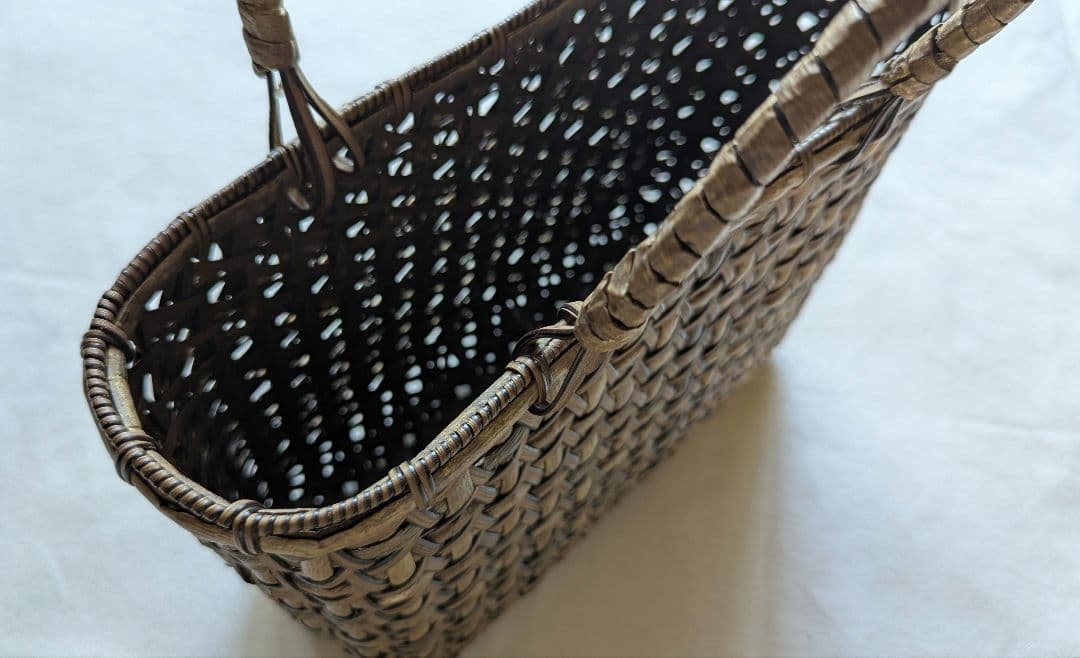 手編み かごバッグ