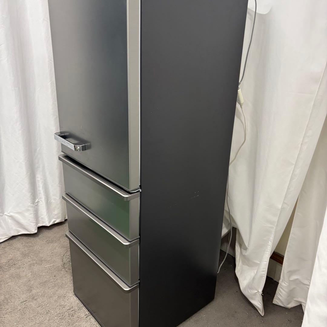 155　AQUA　冷蔵庫　シルバー　300ℓ〜400ℓ　綺麗　設置無料　安い‼️