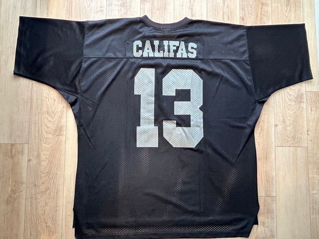 CALIFAS 13 ブラック　フットボールシャツ